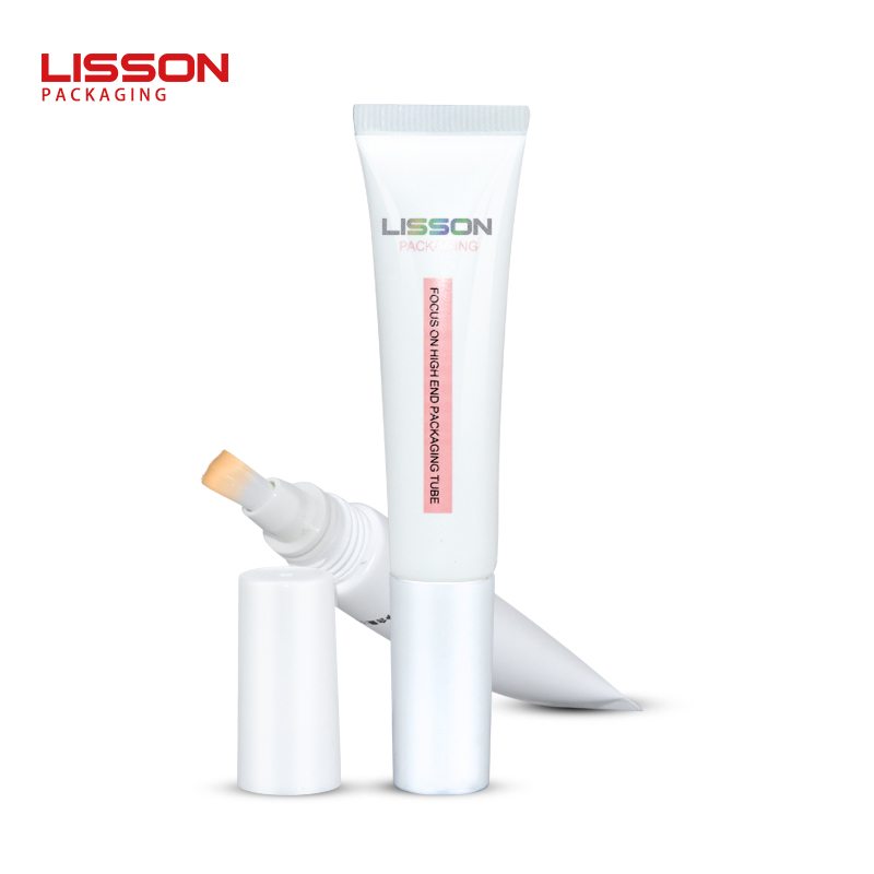 40mlwholesale cosmetic makeup BB cream packaging tube with pump applicator 6