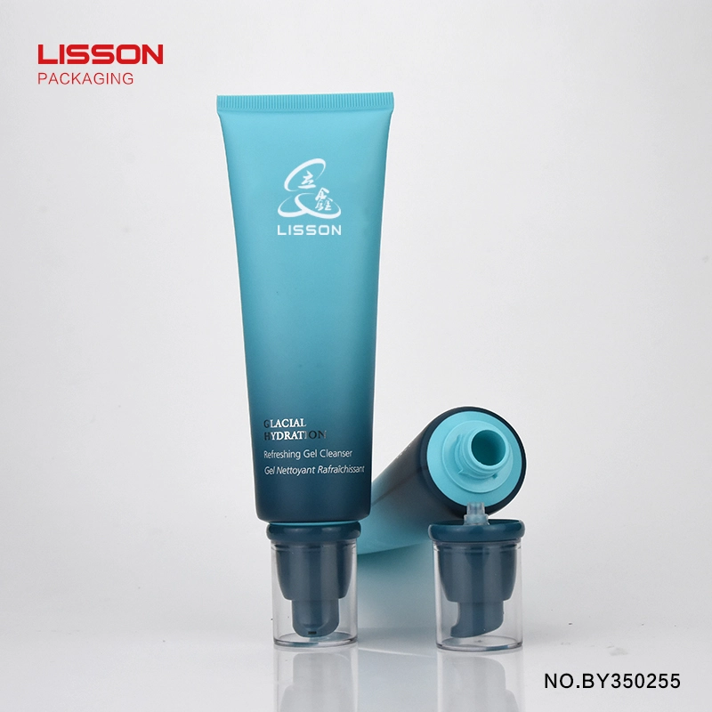 Tube pompe airless en plastique cosmétique D35 mm pour soins de la peau, BB crème, CC crème, fond de teint 1