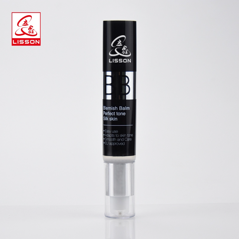 Tube de pompe airless cosmétique UV avec pompe airless UV pour emballage de base de maquillage 1