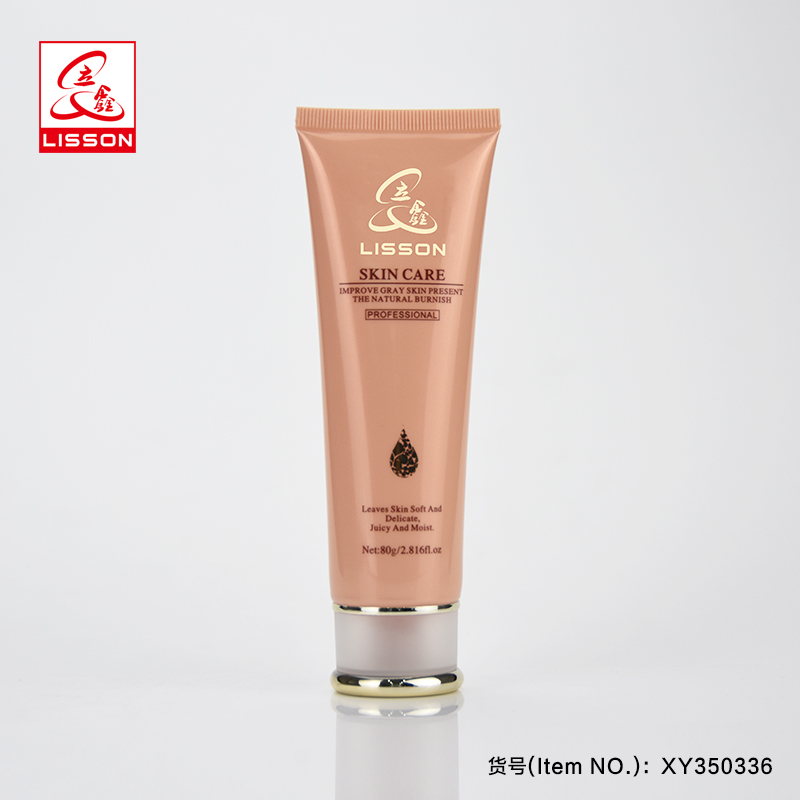 130ml Luxury Cosmetic Tube for Women Skin Care with Metalized Cap 1