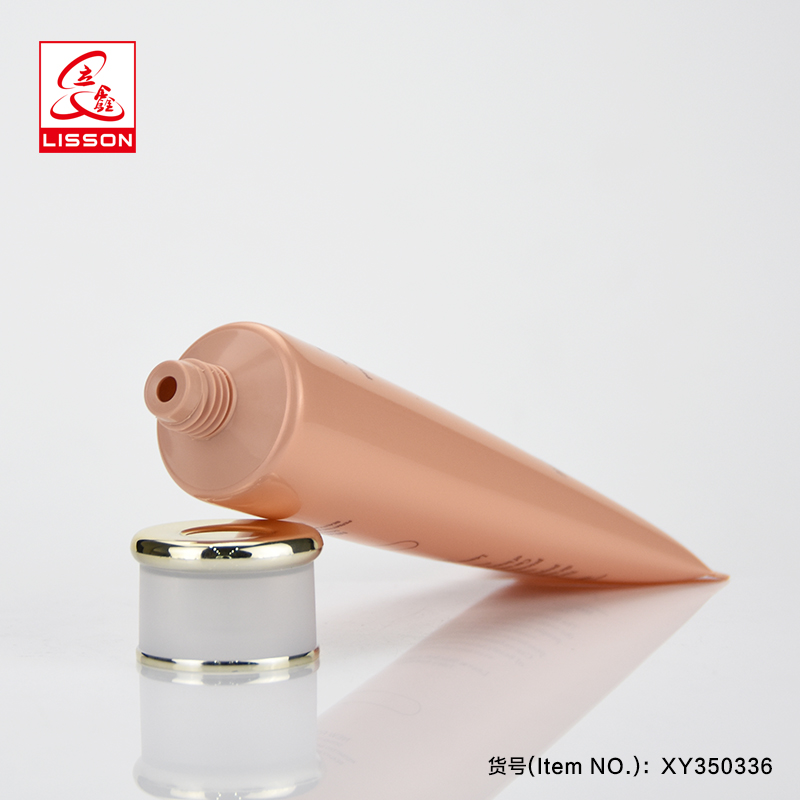 130ml Luxury Cosmetic Tube for Women Skin Care with Metalized Cap 3