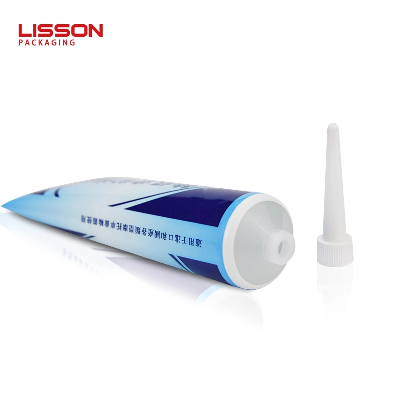 أنبوب بلاستيكي لتعبئة الزيت الآلي الفارغ D40mm 120ml مع غطاء فوهة طويل 1