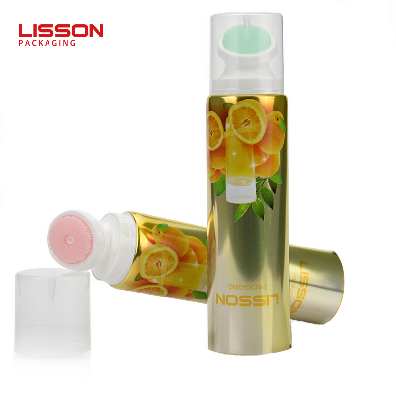 100ml empty cosmetic silicone brush tube for facial cleanser 1