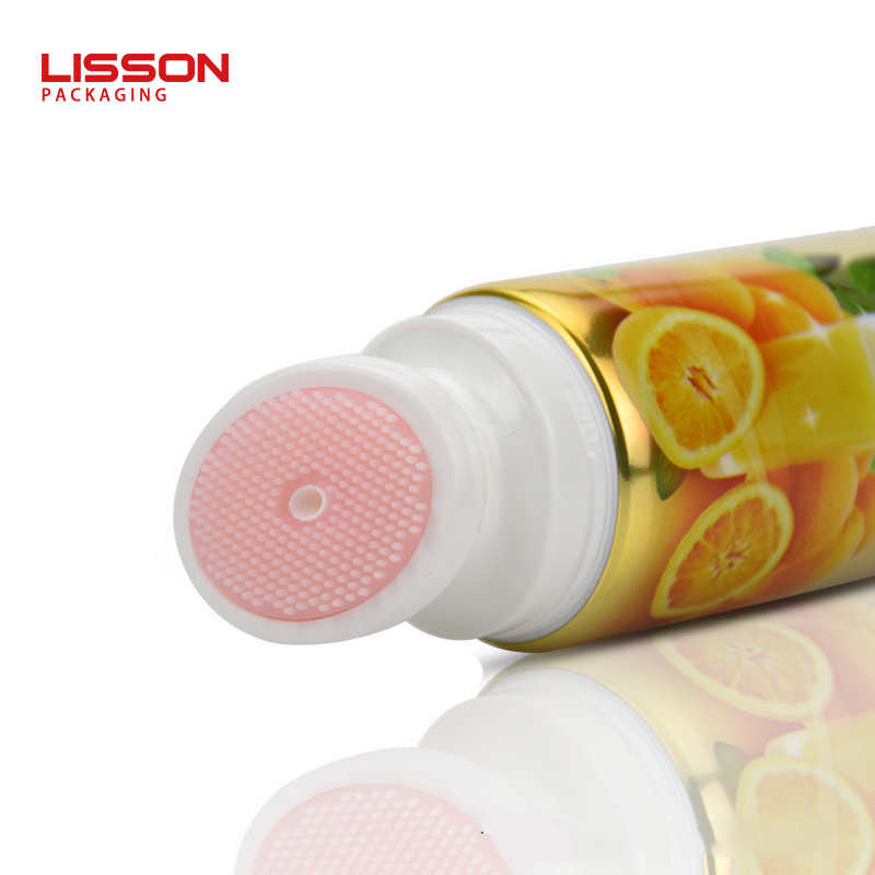 100ml empty cosmetic silicone brush tube for facial cleanser 3