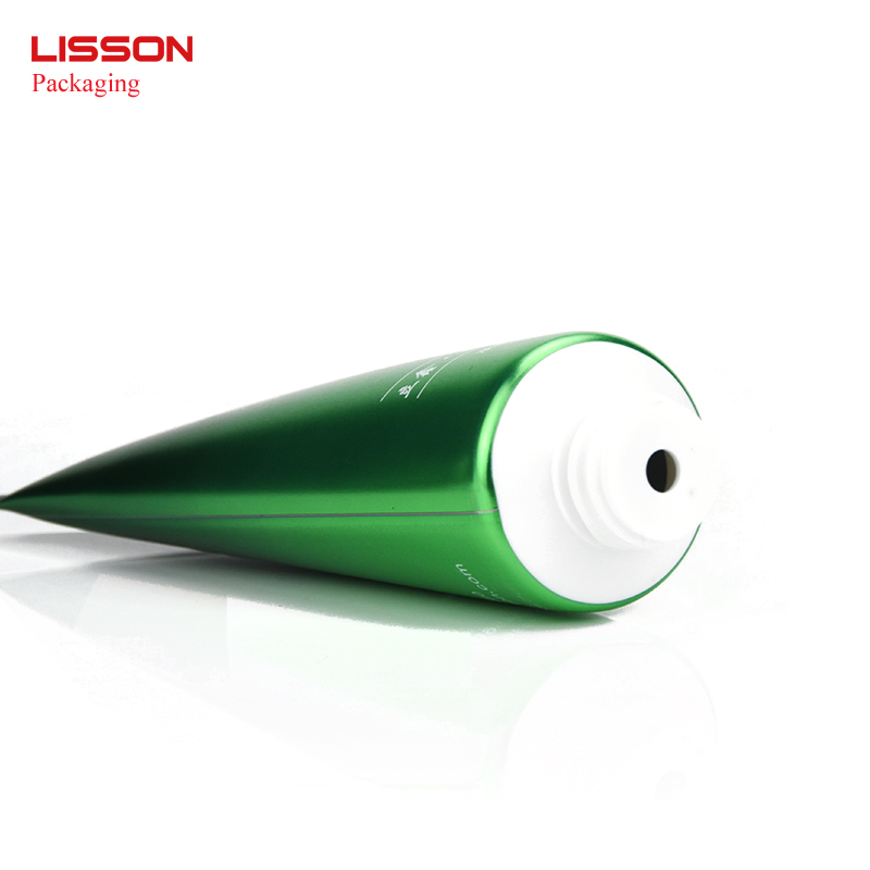 100g cosmetic packaging plastic tubes for facial cleanser with silicone brush applicator 4