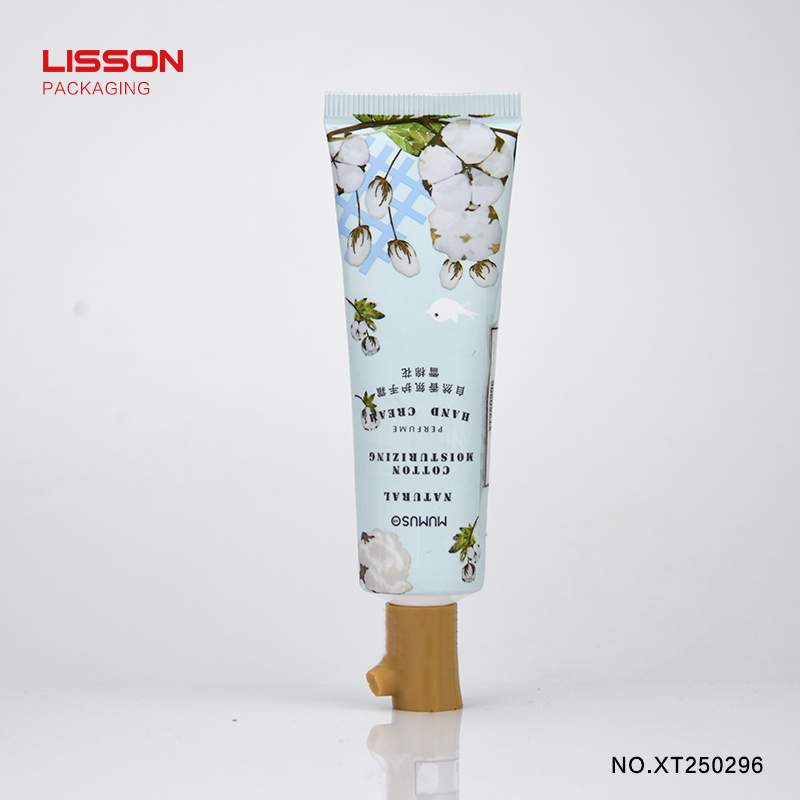Eco Cosmetic Packaging Plastic Hand Cream Green Tube With SpecialCap 1