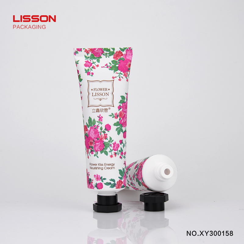 50g laminated plastic hand cream tube with octagonal cap 1