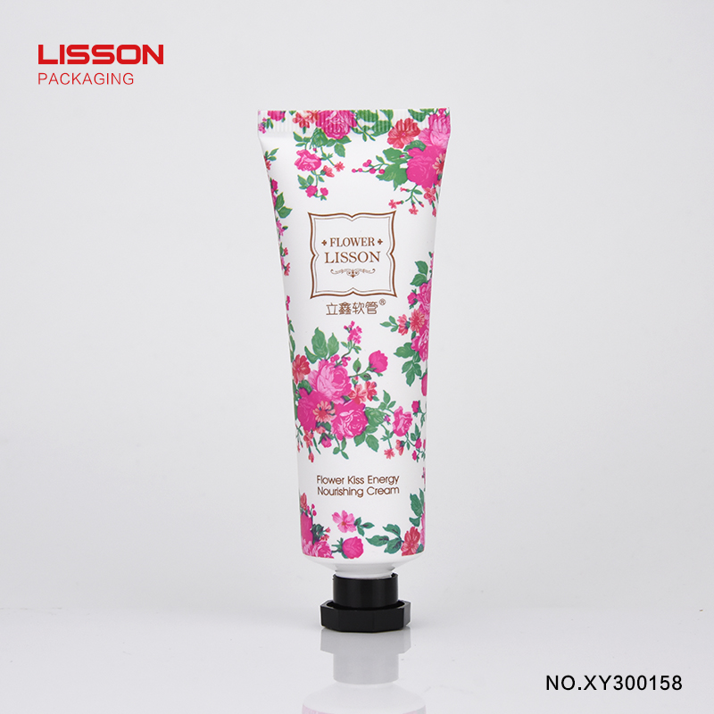 50g laminated plastic hand cream tube with octagonal cap 2