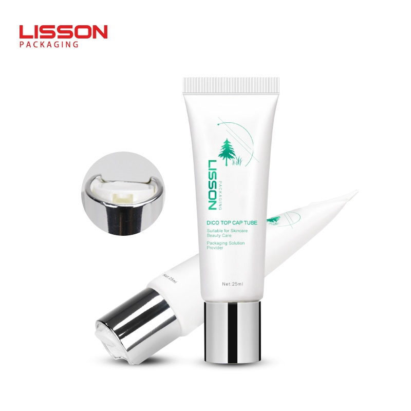 25ml Metal Cover Disc Top Cap Plastic Tube Packaging 1