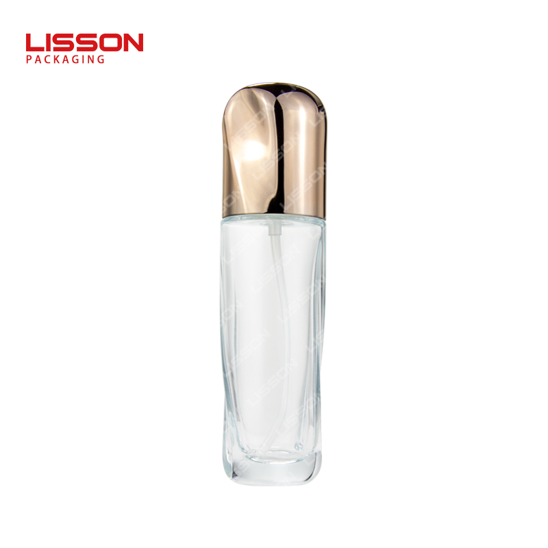 Botellas con bomba sin aire de 40 ml, 100 ml y 120 ml, frascos de loción, frascos de vidrio para cosméticos. 3