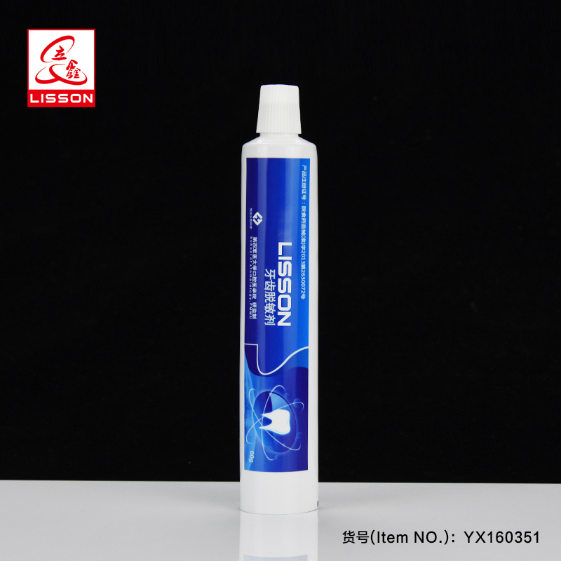 Empty Laminated Toothpaste Squeeze Tube Packaging With Screw Cap 3