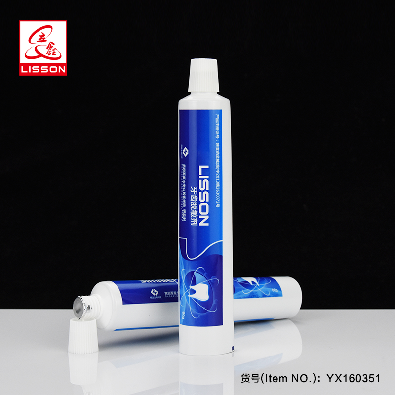 Empty Laminated Toothpaste Squeeze Tube Packaging With Screw Cap 1