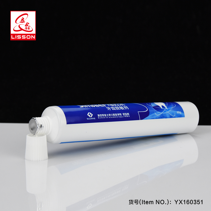 Empty Laminated Toothpaste Squeeze Tube Packaging With Screw Cap 4