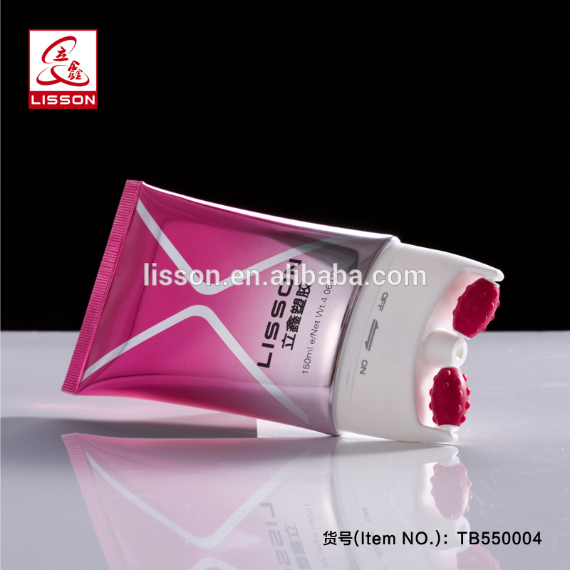New Product Cosmetic Container Plastic Double Roller Massage Tube For Full Body Care Cosmetic Packing 2