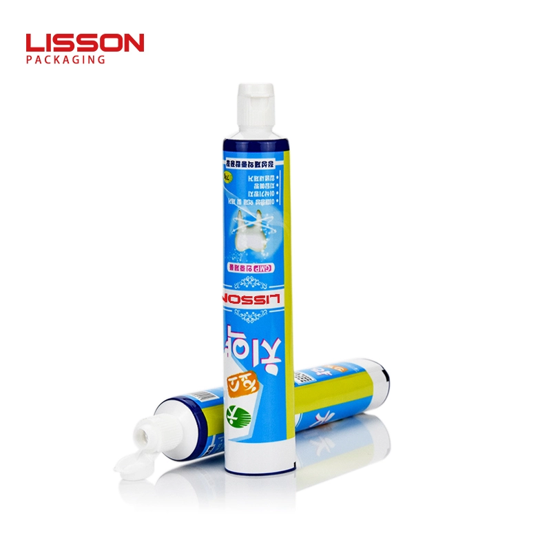 Tube de dentifrice laminé de 70 g, contenant vide, emballage de crème 1