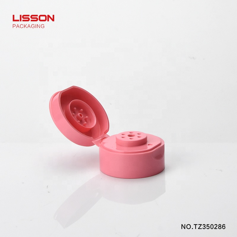 New design dual chamber squeeze tube packaging with double color flip top cap 5