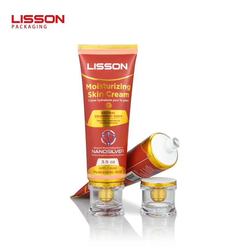 Envase de gel de ducha facial para el cuidado de la piel, vacío, personalizado, ecológico, de 4 oz, con tapón de rosca acrílico. 1
