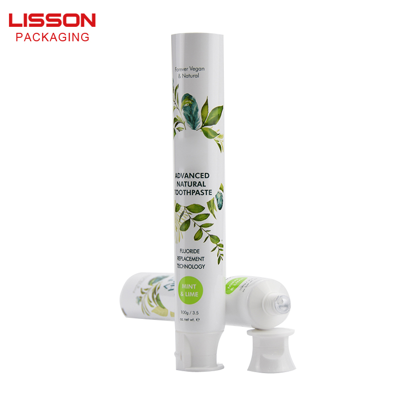 lovely ABL colorful laminated collapsible plastic toothpaste tube packaging 1