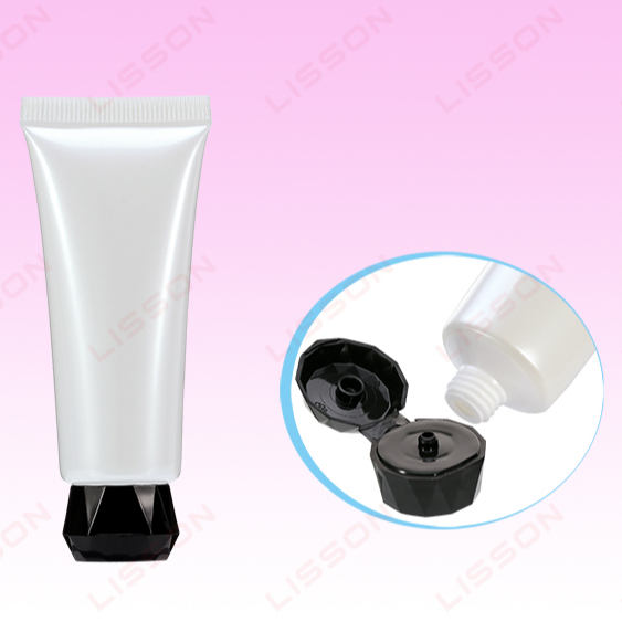 D25 Round Plastic Squeeze Tube with Flip Top Cap 1
