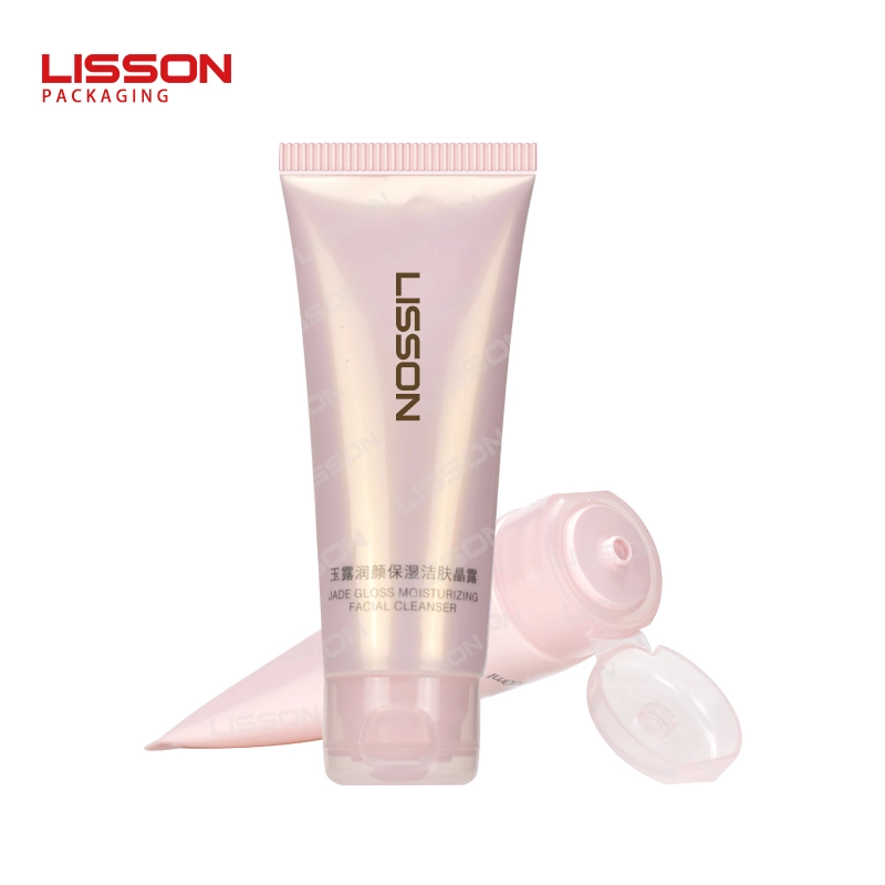 tubes cosmétiques compressibles pour le nettoyage du visage personnalisés avec bouchons à pression 1