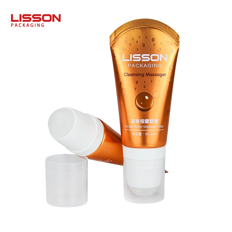80ml Wholesale Cosmetic Tube Single Roller Massage Tube with Rotary Switch 1