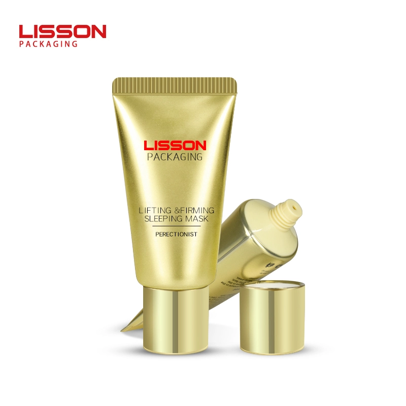 Tubes nettoyants pour le visage en gros, tube rond à bouchon à vis D40 pour les soins de la peau 1