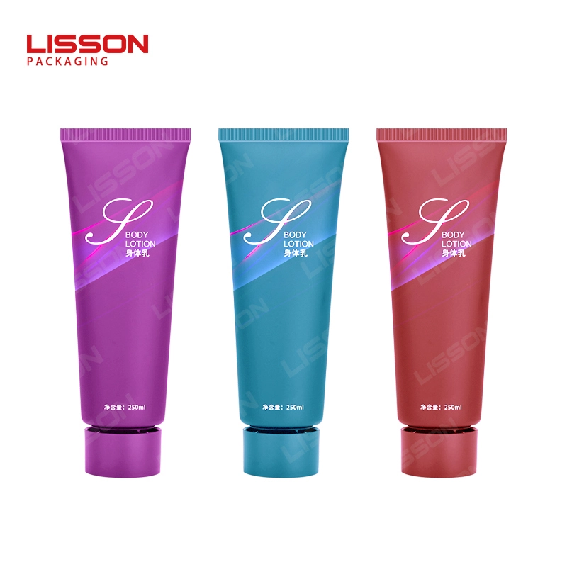 Custom PCR Cosmetic Packaging Empty Colorful Haircare Cosmetic Tubes Body Lotion Squeeze Tubes Dispensing Cap Tube 1