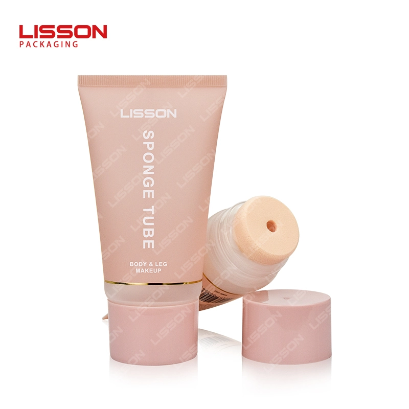 Tabung kosmetik makeup OEM dengan aplikator spons lembut 1