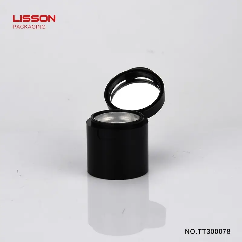 Lisson mirror cosmetic tube flip top cap for storage 3