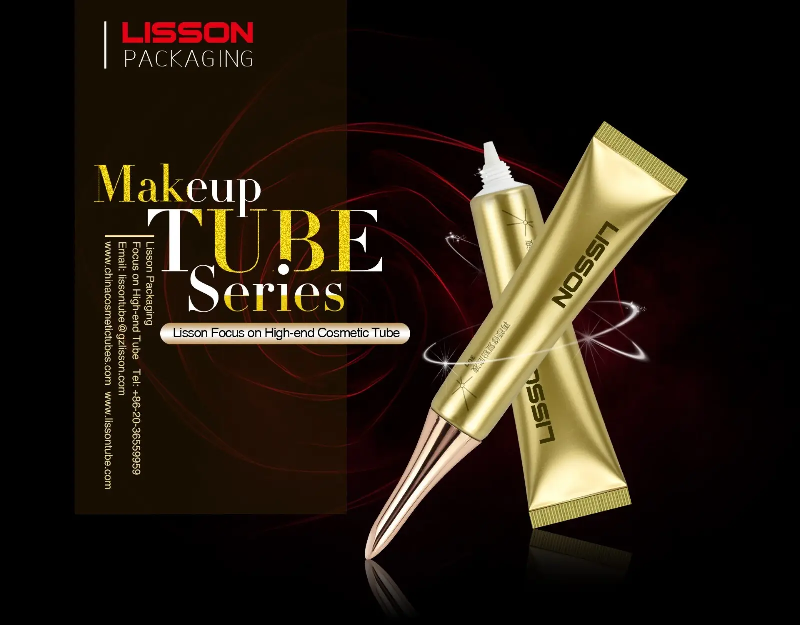Lisson single steel cosmetic squeeze tubes wholesale screw cap for makeup 5