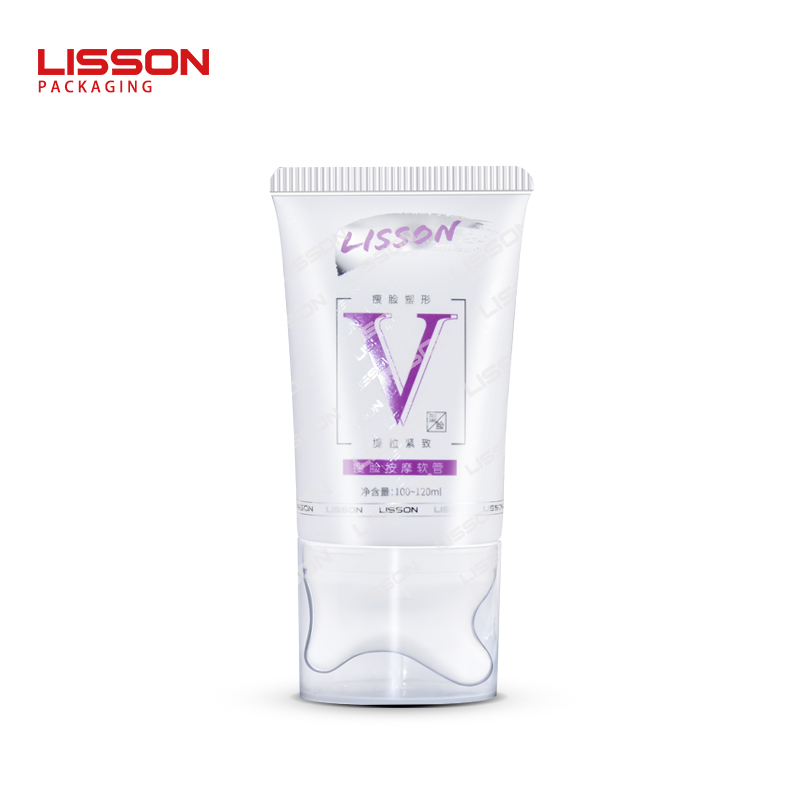 neck care cosmetic tube with massage function