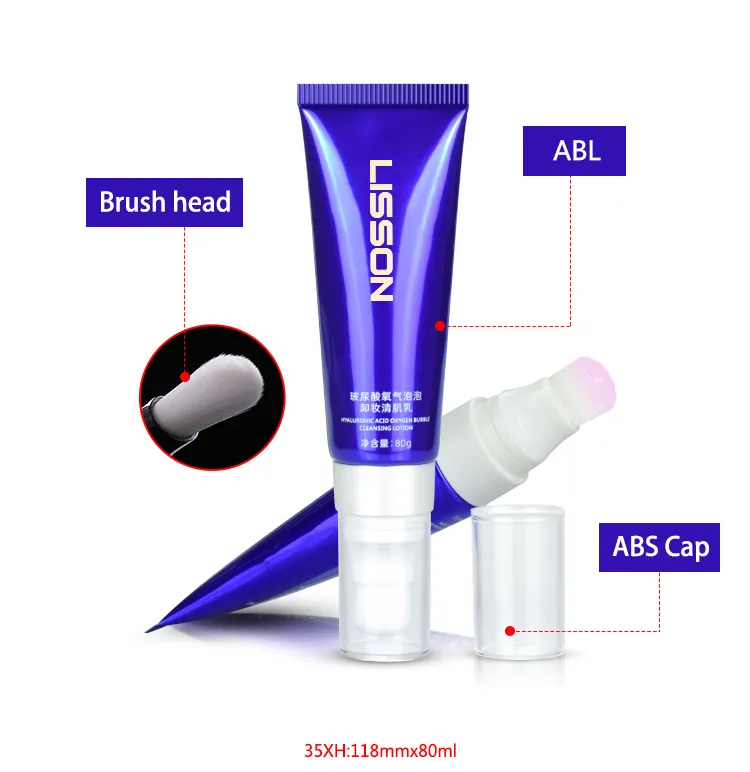 Lisson squeeze tubes for cosmetics soft blush for sun cream 2