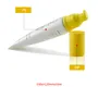 flocking cosmetic tube dual chamber flip top cap for makeup 4