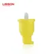 flocking cosmetic tube dual chamber flip top cap for makeup 2