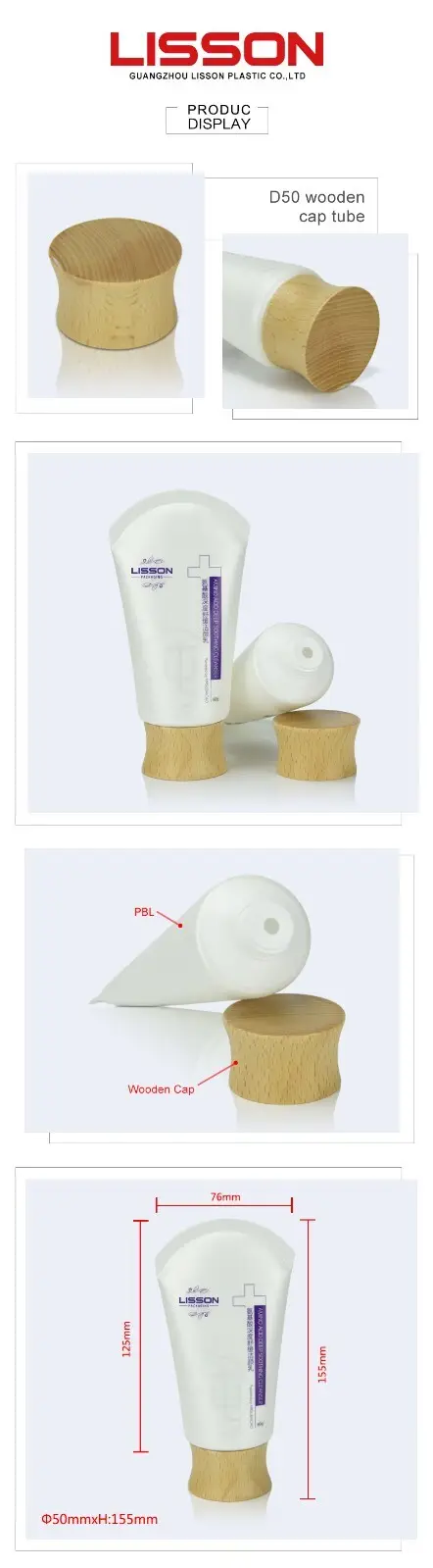 free sample cosmetic tubes wholesale for toiletry Lisson 2