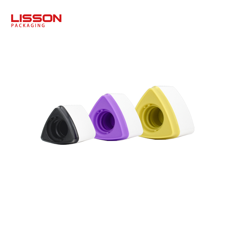 Triangle Cap Cosmetic Tube PCR Plastic Squeeze tube for Skincare 2