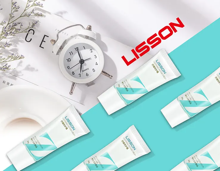 Lisson empty cosmetic tube packaging soft blush for makeup 2