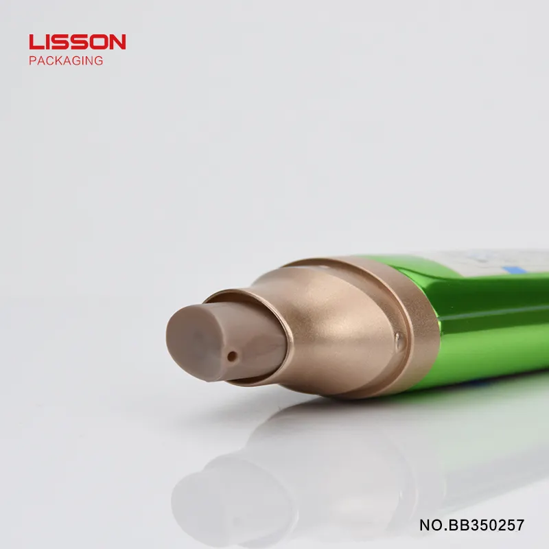 Lisson high quality best airless cosmetic tubes 2020 clear for cleanser 3