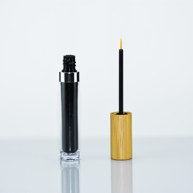 Custom 10ml Bamboo Cap Plastic Lip Gloss Tube Container OEM Service 3