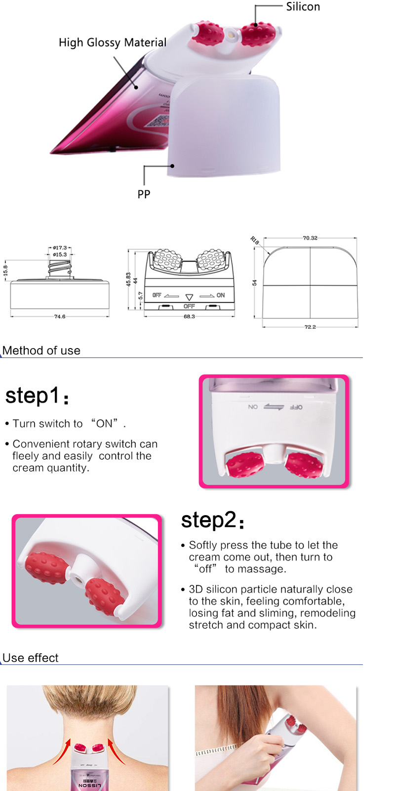 free sample cosmetic tubes wholesale top brand for makeup Lisson 3