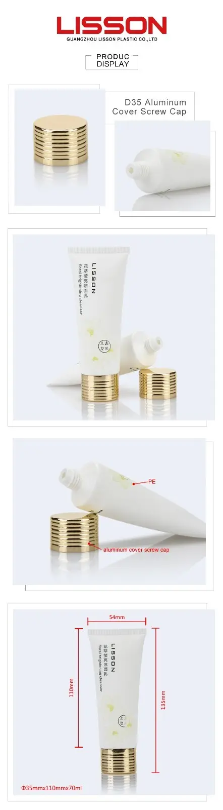 Lisson covered tube container by bulk 2