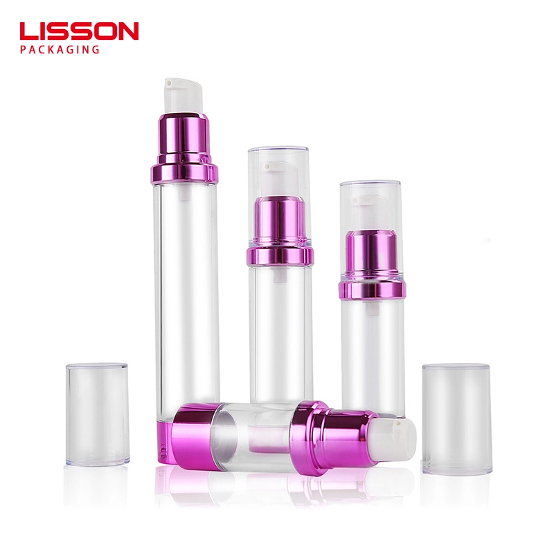 10ml 15ml 20ml 30ml small mockup wholesale empty Cosmetic Plastic Airless Pump Bottle 1