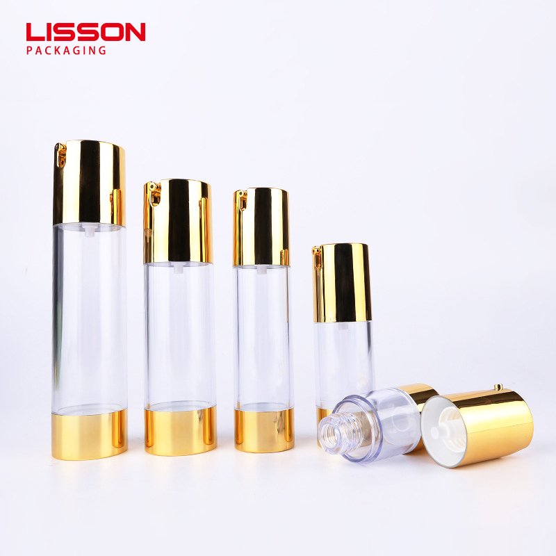 15ml 30ml 50ml 80ml 化粧品エアレスポンププラスチッククリームボトル 2