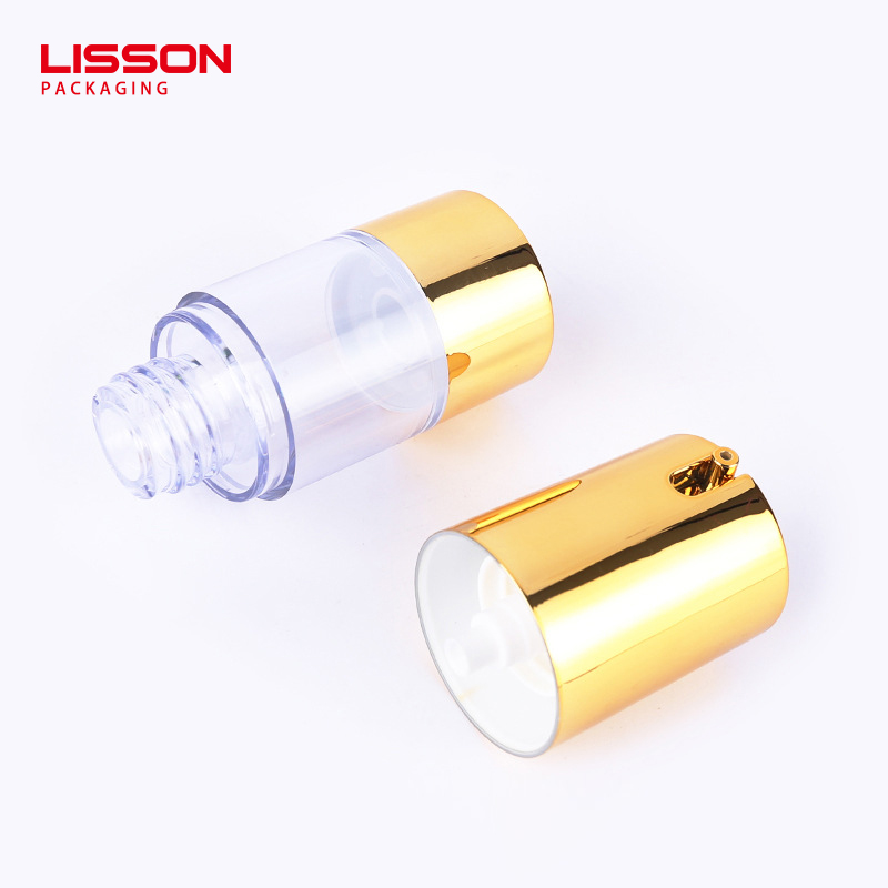 15ml 30ml 50ml 80ml 化粧品エアレスポンププラスチッククリームボトル 3