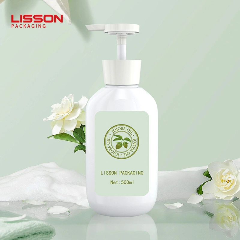 Supply 500ml Plastic Lotion Spray Pump Botte for Personal Care 1