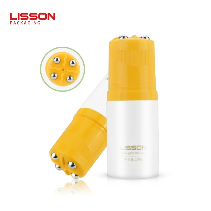 100g Empty HDPE Bottle with 4 Balls on the Bottle---Lisson Packaging 1