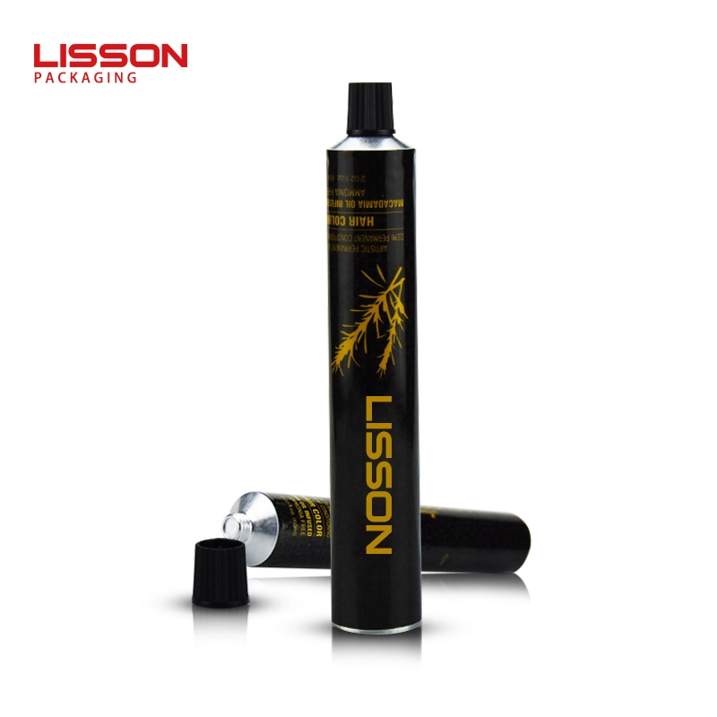 Tubo de aluminio plegable personalizado, el mejor fabricante de tubos de aluminio plegables, tubo de aluminio negro DIY D28 1