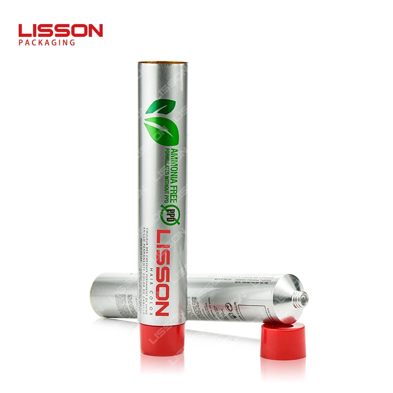 Tubo de aluminio plegable para productos capilares 1