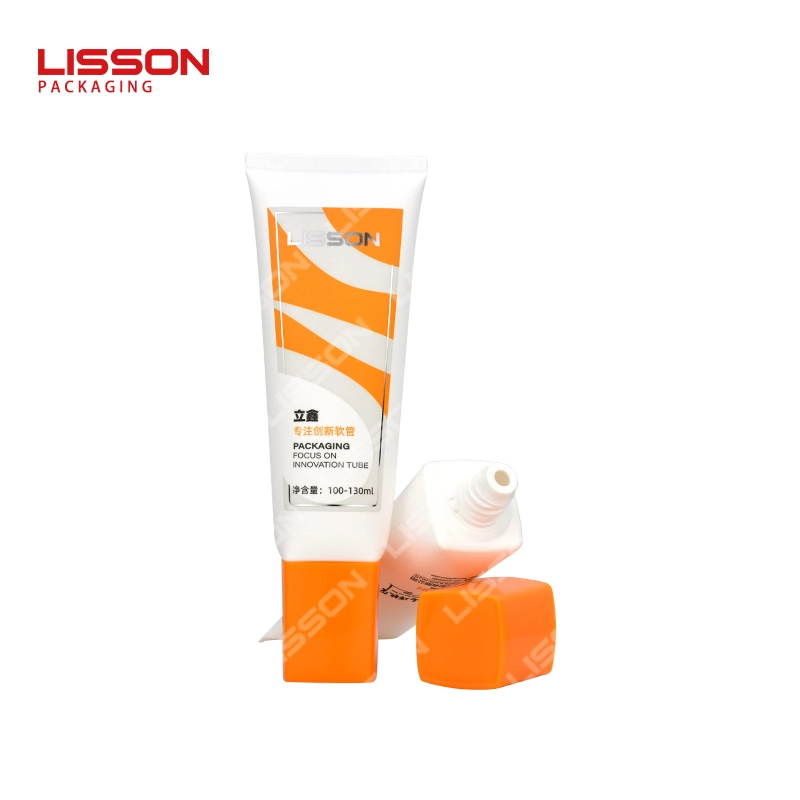 Lisson D40 custom sugarcane bio-plastic tube with quadrangle screw cap 1