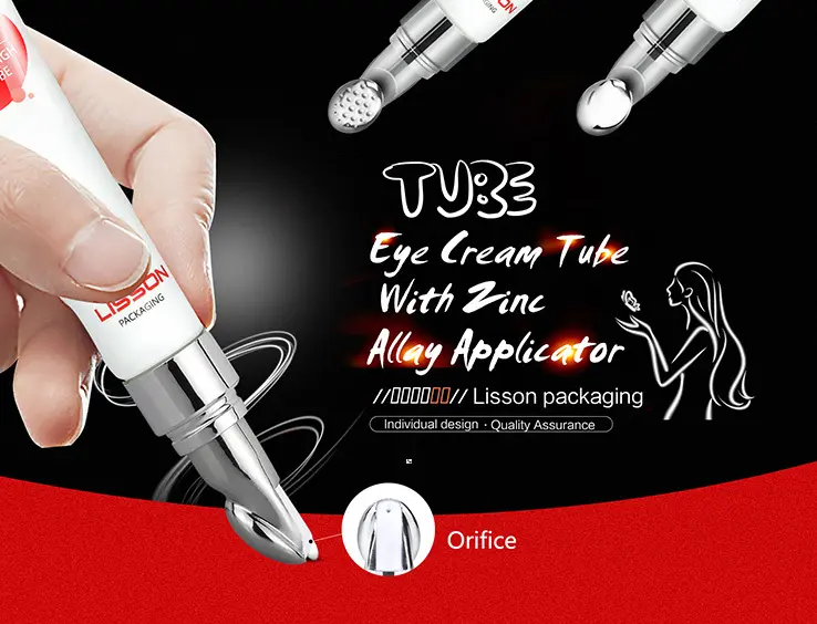 Lisson universal eye cream tube with applicator safe packaging for makeup 5
